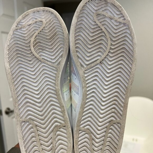 Adidas Grand Court, white, size 3 girls shoes - Picture 3 of 5